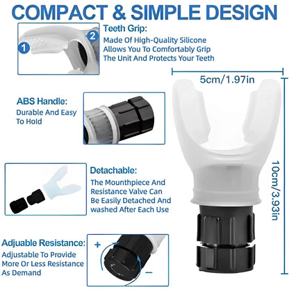Adjustable Resistance Breathing Exerciser