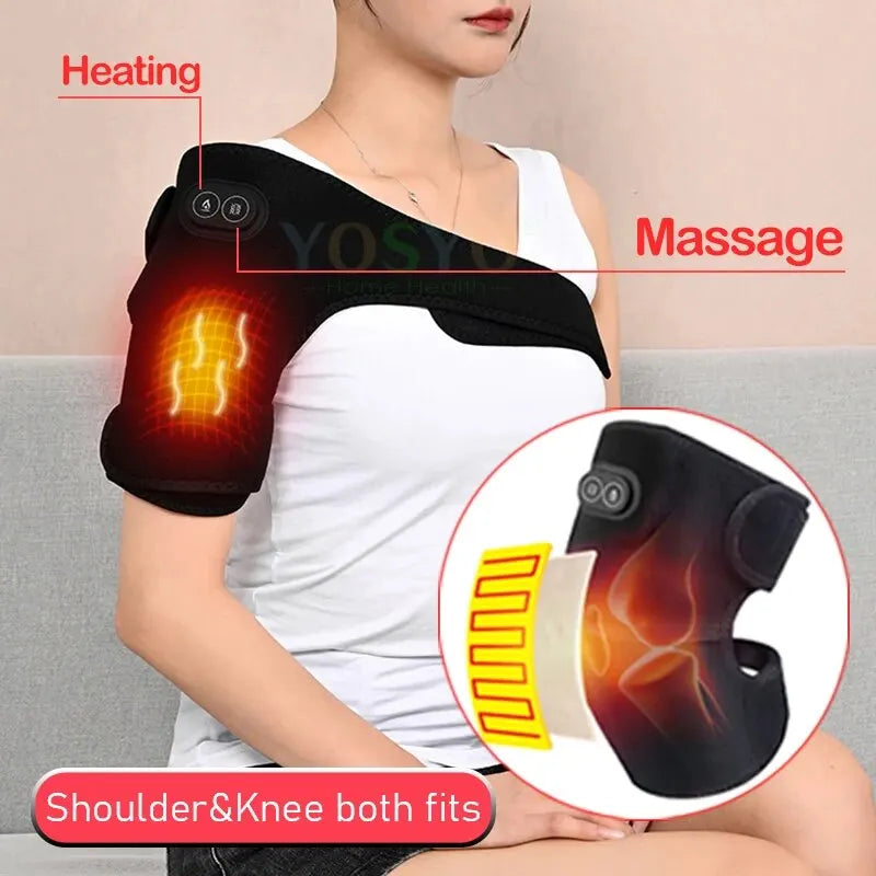 WORKING: Adjustable Electric Heating Massager