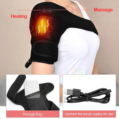 WORKING: Adjustable Electric Heating Massager